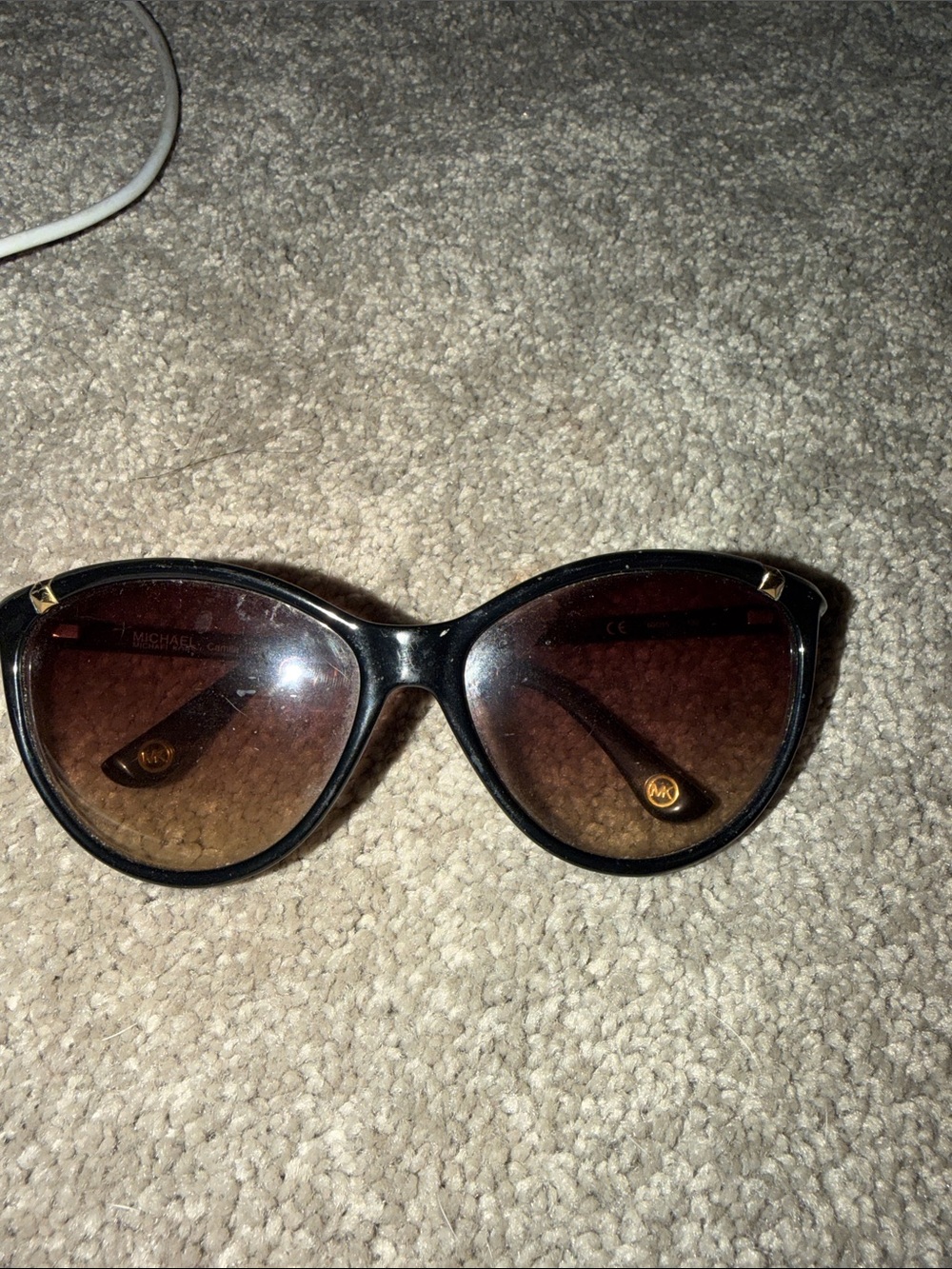 Michael Kors Black and Tortoiseshell Eyewear with Gold Logo